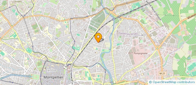 localisation de l'entreprise DUPIN LES BLONDINETS  MONTPELLIER