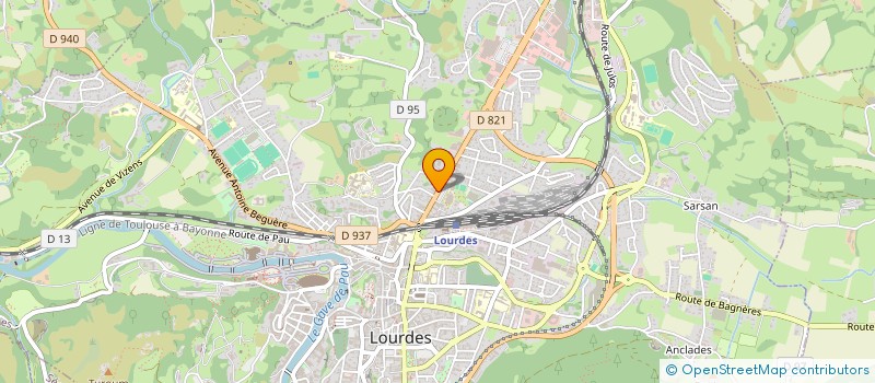 localisation de l'entreprise DUPIRE à LOURDES