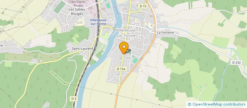 localisation de l'entreprise DUPIRE D. E.  VILLENEUVE-SUR-YONNE