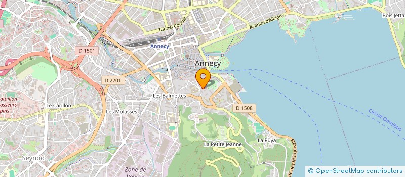 localisation de l'entreprise DUPIRE ZERROUNE à ANNECY