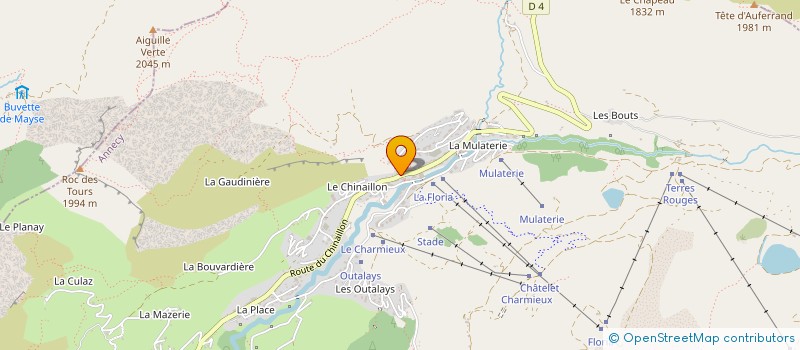 localisation de l'entreprise DUPLAN  LE GRAND-BORNAND