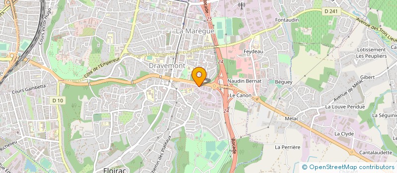 localisation de l'entreprise DUPLAN INGENIERIE SA à FLOIRAC