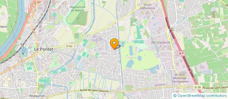 localisation de l'entreprise DUPLAN SALIN  LE PONTET