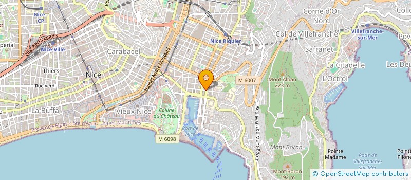 localisation de l'entreprise DUPLAQUET à NICE