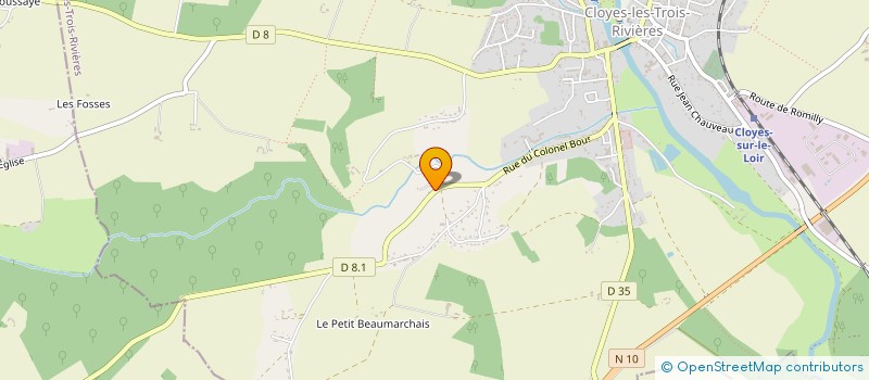 localisation de l'entreprise DUPLAST à VALD'YERRE