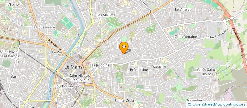 localisation de l'entreprise DUPLESSIMMO  LE MANS