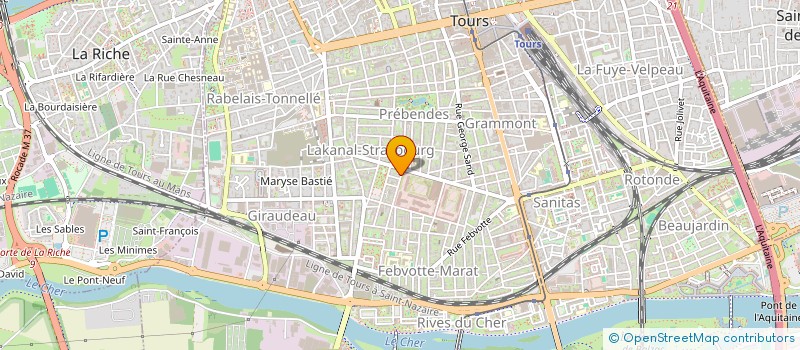 localisation de l'entreprise DUPLESSIS  TOURS