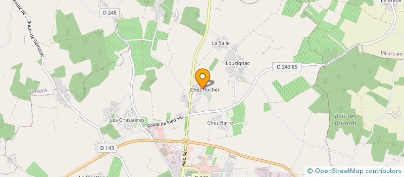 localisation de l'entreprise DUPLESSIS DAVID  GEMOZAC