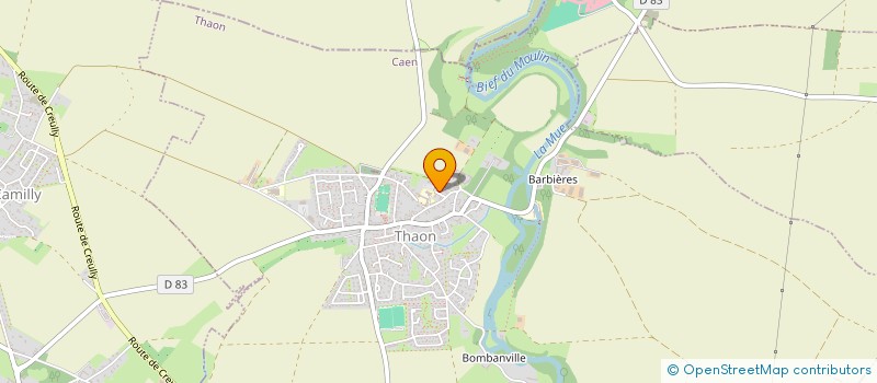 localisation de l'entreprise DUPLESSIS-VALOGNES  THAON