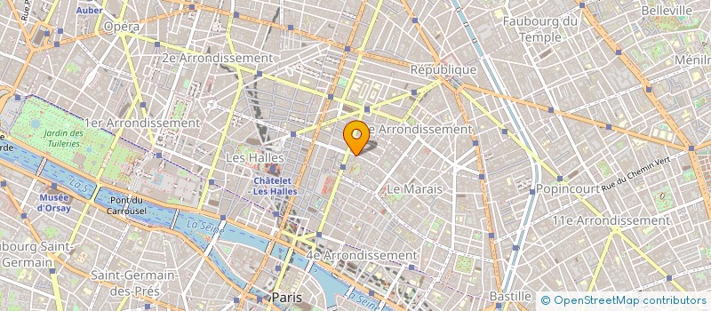 localisation de l'entreprise DUPLEX à PARIS