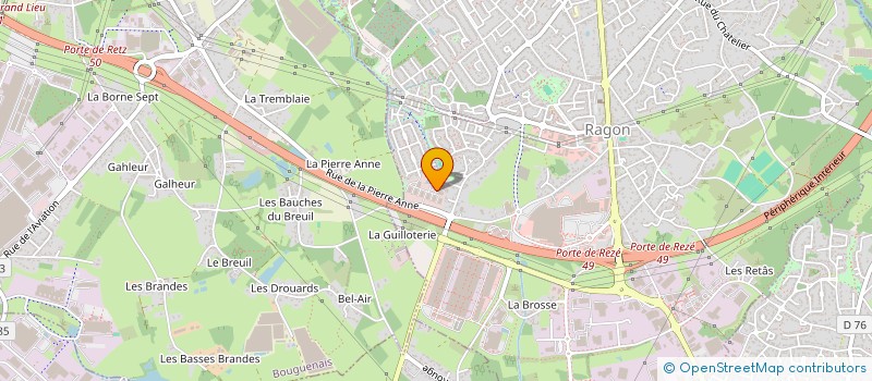 localisation de l'entreprise DUPLEX  REZE