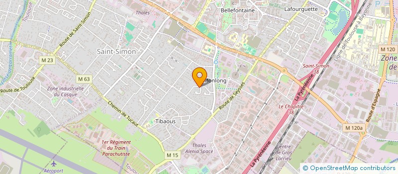 localisation de l'entreprise DUPLEX à TOULOUSE