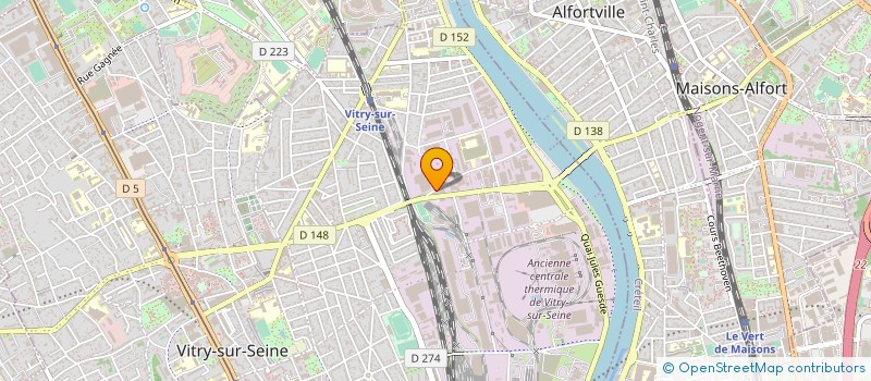 localisation de l'entreprise DUPLI-COMPO REPRO-DUPLI à VITRY-SUR-SEINE