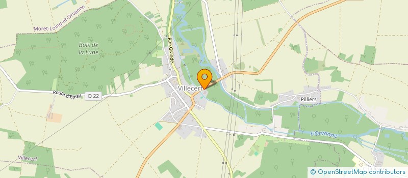 localisation de l'entreprise DUPLI CONCEPT  VILLECERF