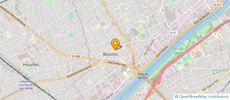 localisation de l'entreprise DUPLI DIGITAL PROCESS à BEZONS