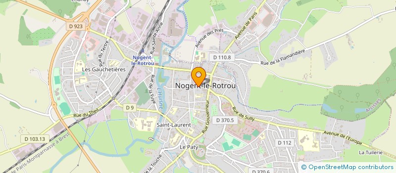 localisation de l'entreprise DUPLI ' K à NOGENT-LE-ROTROU