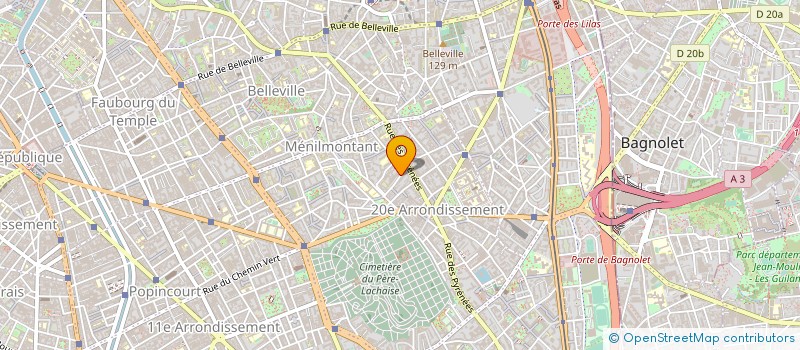localisation de l'entreprise DUPLICA à PARIS