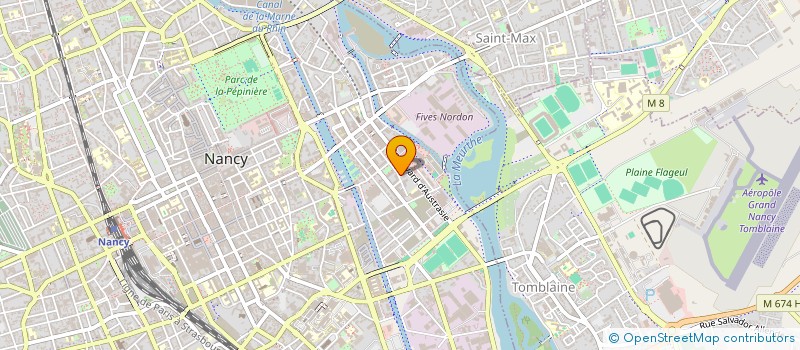localisation de l'entreprise DUPLILOR à NANCY