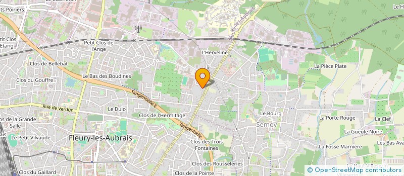 localisation de l'entreprise DUPLITEC à FLEURY-LES-AUBRAIS