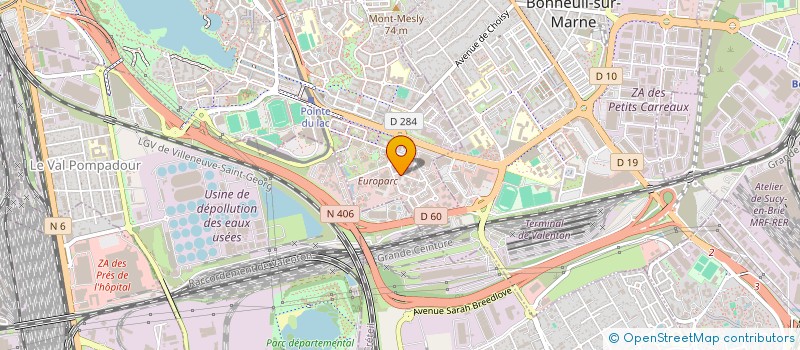 localisation de l'entreprise DUPLO FRANCE  CRETEIL