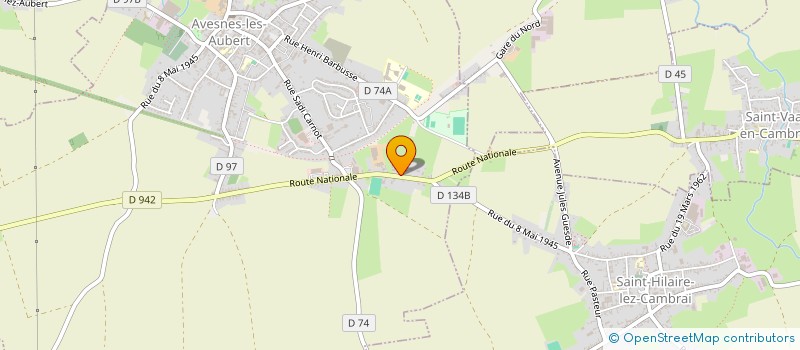 localisation de l'entreprise DUPLOUICH  AVESNES-LES-AUBERT