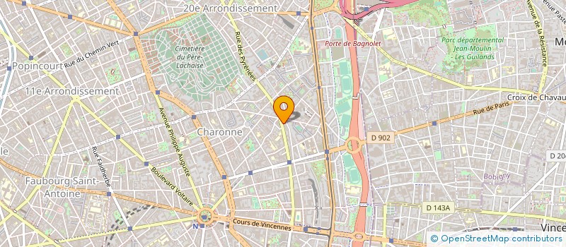 localisation de l'entreprise DUPLOYE JACQUES  PARIS