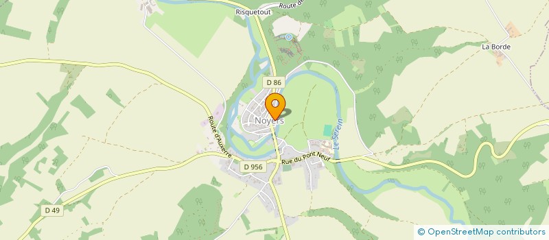 localisation de l'entreprise DUPOND MUZART à NOYERS