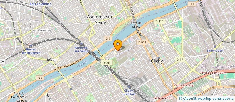 localisation de l'entreprise DUPONT 04 à CLICHY