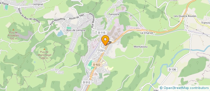 localisation de l'entreprise DUPONT à YDES