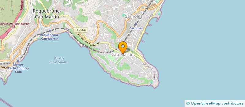 localisation de l'entreprise DUPONT à ROQUEBRUNE-CAP-MARTIN