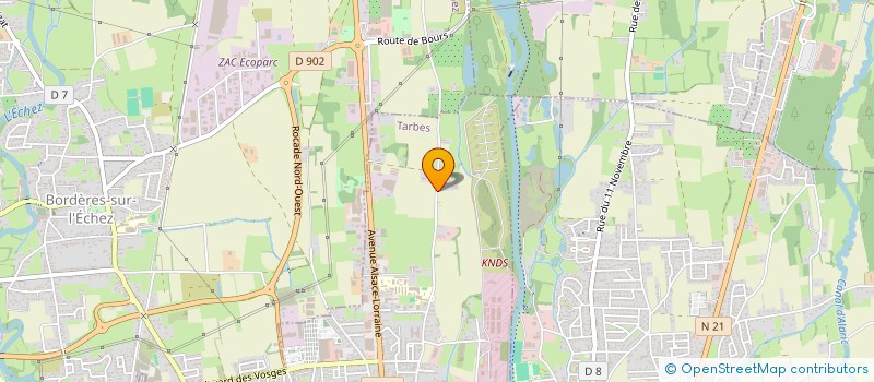 localisation de l'entreprise DUPONT AGENCEMENTS  TARBES