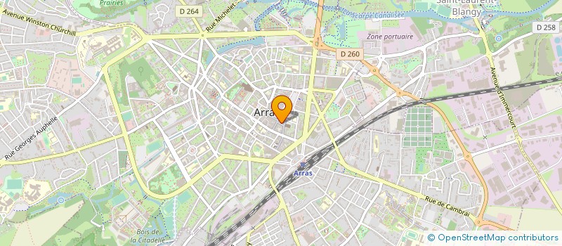 localisation de l'entreprise DUPONT & CO à ARRAS