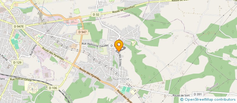 localisation de l'entreprise DUPONT ELEC à NARROSSE