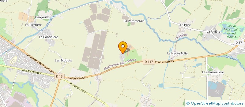 localisation de l'entreprise DUPONT ET FILS à MACHECOUL-SAINT-MEME