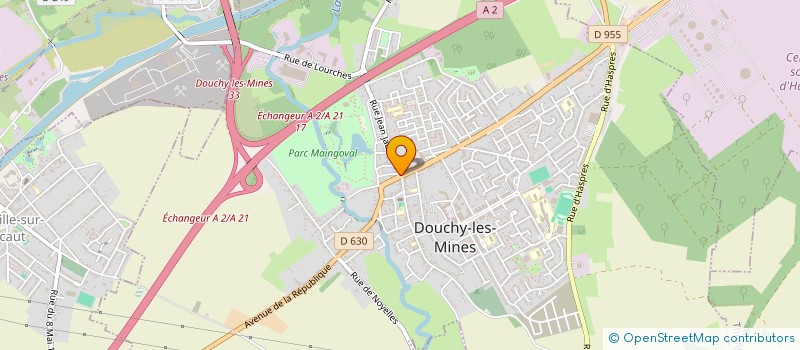 localisation de l'entreprise DUPONT EXPERTISE FORMATION à DOUCHY-LES-MINES