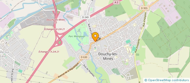 localisation de l'entreprise DUPONT EXPERTISE IMMOBILIER à DOUCHY-LES-MINES