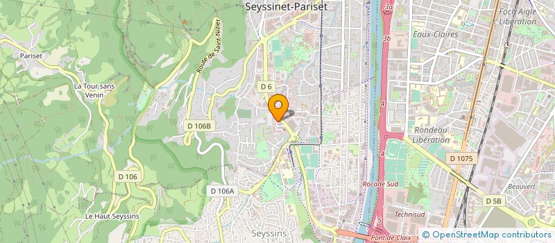 localisation de l'entreprise DUPONT-FERRIER ET ASSOCIES à SEYSSINET-PARISET