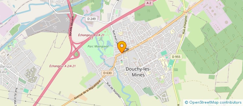 localisation de l'entreprise DUPONT FINANCEMENT ET DIAGNOSTIC EXPERTISE à DOUCHY-LES-MINES