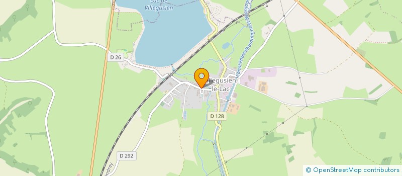 localisation de l'entreprise DUPONT FLORALEX à VILLEGUSIEN-LE-LAC