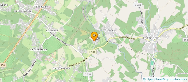 localisation de l'entreprise DUPONT FREDERIC  CHANIERS