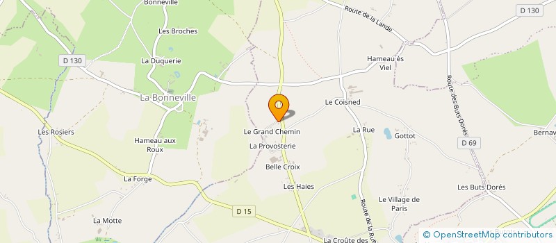 localisation de l'entreprise DUPONT & FRERES  ETIENVILLE