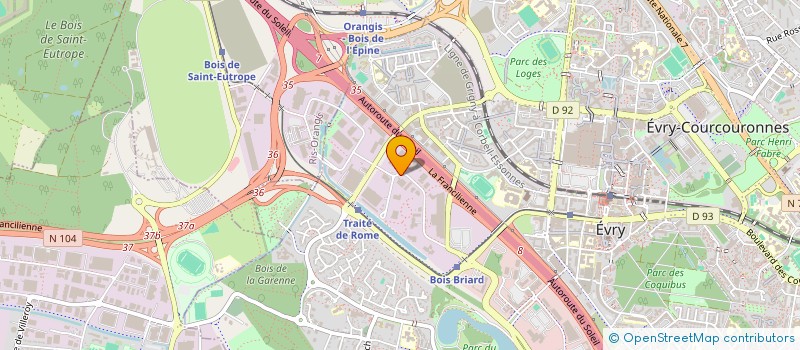 localisation de l'entreprise DUPONT HOLWEG à EVRY-COURCOURONNES