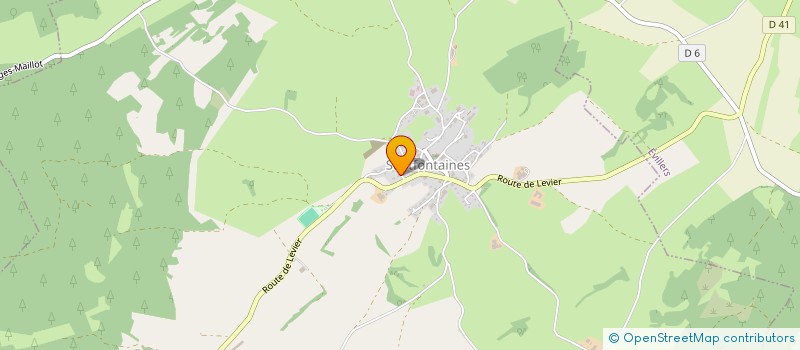 localisation de l'entreprise DUPONT JEROME  SEPTFONTAINES