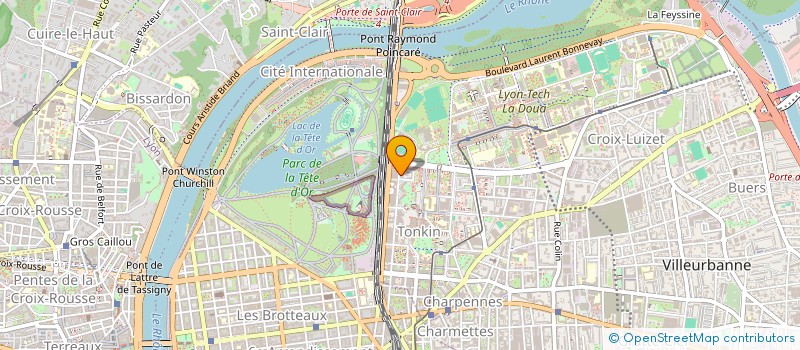 localisation de l'entreprise DUPONT LA JASSIENNE à VILLEURBANNE