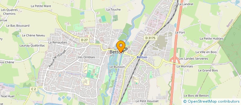 localisation de l'entreprise DUPONT LAJOIE  BETTON