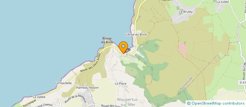 localisation de l'entreprise DUPONT LE CANU  MAUPERTUS-SUR-MER