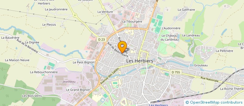 localisation de l'entreprise DUPONT MEDICAL SERVICES  LES HERBIERS