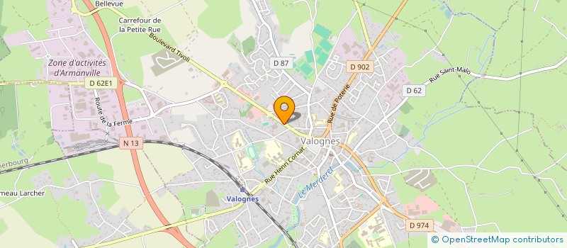 localisation de l'entreprise DUPONT-MEUNIER  VALOGNES