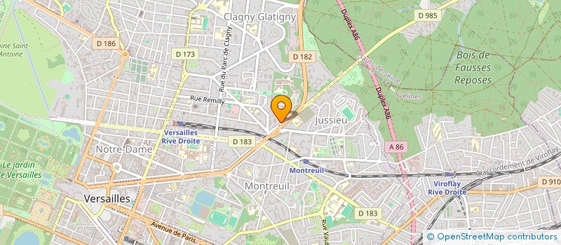 localisation de l'entreprise DUPONT STYLE à VERSAILLES