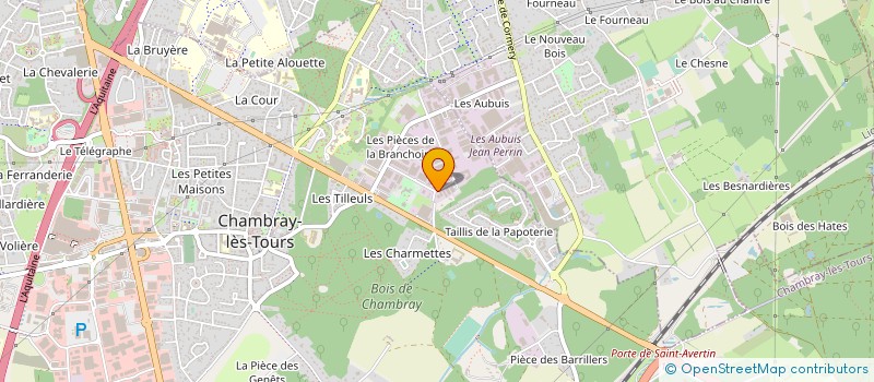 localisation de l'entreprise DUPONT TEXTILES à CHAMBRAY-LES-TOURS